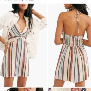 Endless Summer by Free People Elsa Twisted Mini Sundress size small